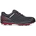 ECCO Men's Cage Sport Golf Shoe, Black/Red, 44 EU/10-10.5 M US