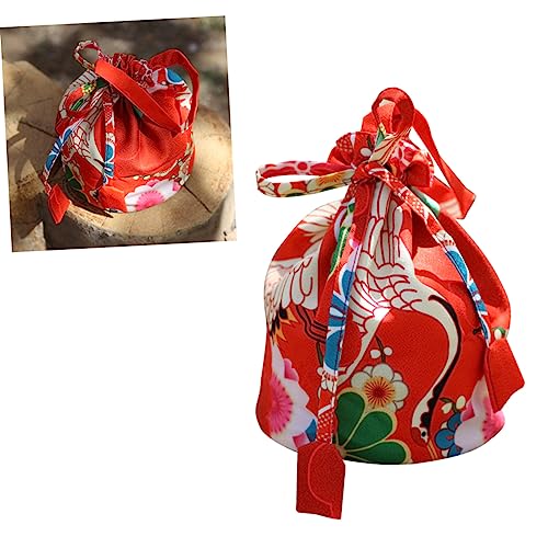 VALICLUD 3 Pçs Estilo Japonês Bolsa De Moedas Estilo Japonês Bolsa De Moedas Portátil Bolsa De Cordã