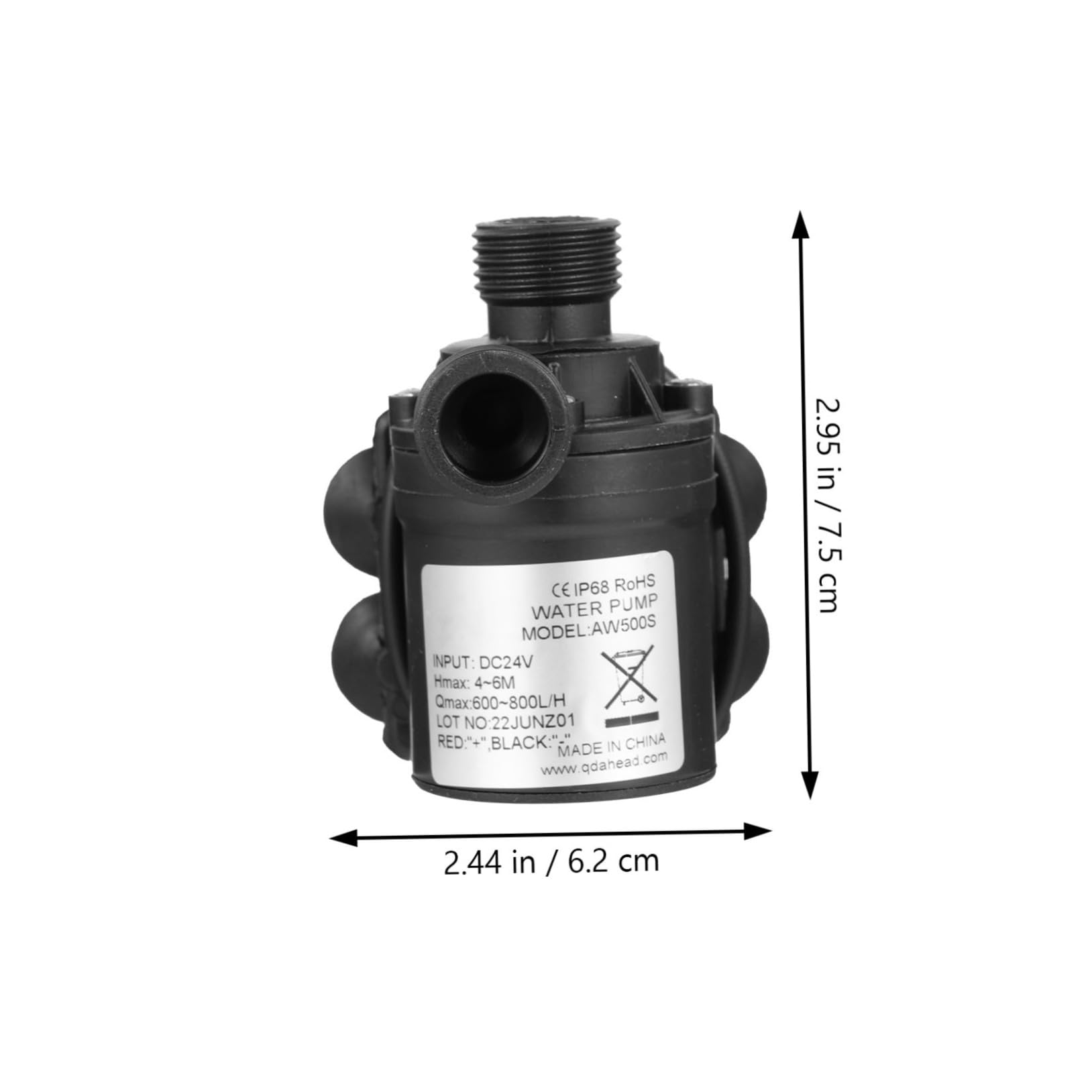 Submersible Water Pump with Suction Cup Flow Tank Pump for Aquariums Fountains and Hydroponics Durable Design Low Noise Motor