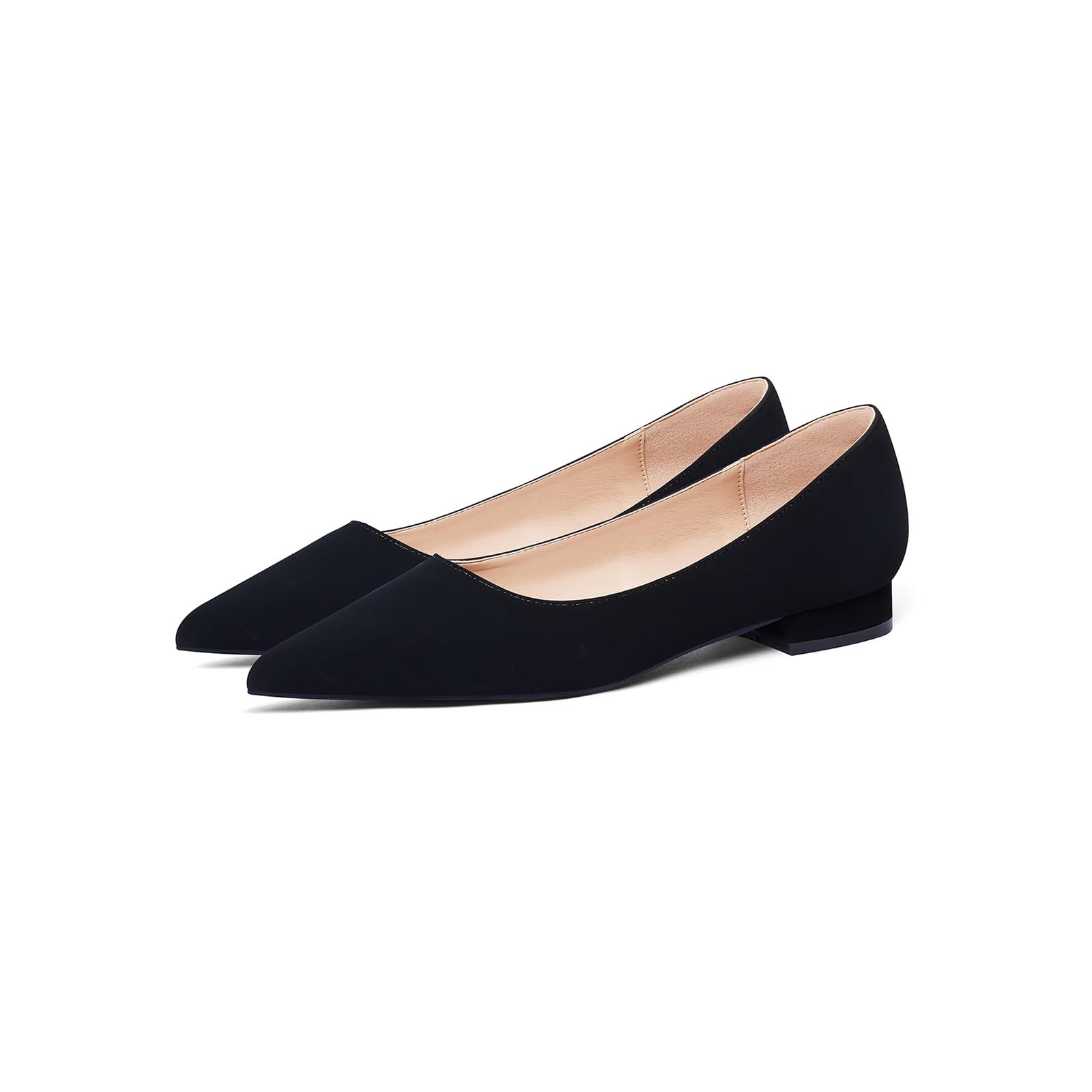 Zhabtuc Bailarinas Mujer Zapatos Planos con Punta Elegantes Zapatos Slip-on Bailarinas Clásicas con Punta Cerrada Ballet Flats