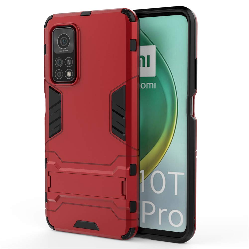 MHHQ per Xiaomi Mi 10T / Mi 10T PRO 5G Custodia, 2 in 1 Armour Hybrid Dual