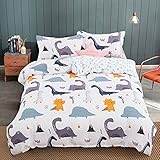 【Reißverschluss-Design】: Der verdeckt eingenähte Reißverschluss erleichtert Ihnen das schnelle Auf- und Abziehen der Bettwäsche. Der Kissenbezug ist wie Umschlag,keinen Reißverschluss oder Knöpfe.4 verdeckt Eckbändchen verhindert das Rutschen der Bettdecke.