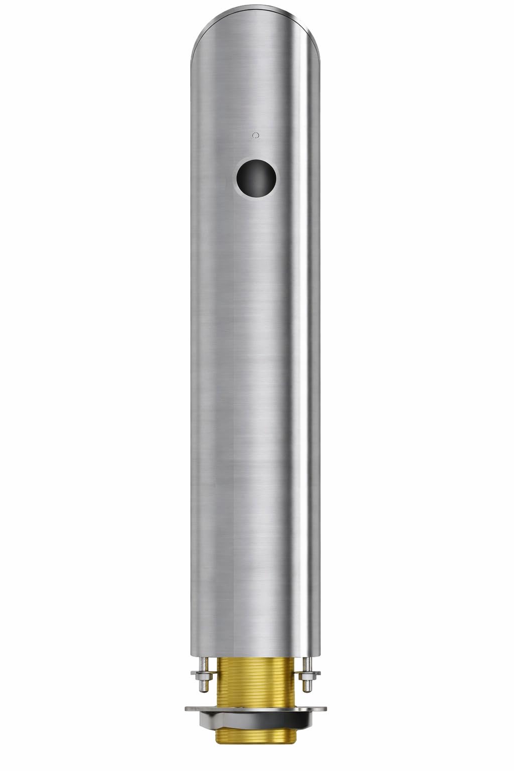 Schanksäule "Westworld" aus Edelstahl H 545mm Durchmesser 85mm mit Schankhahn & Schlauch