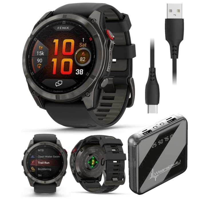 Wearable4U Garmin Fenix 8 Pro – 51mm AMOLED...