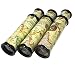 SPADORIVE 3 Pack Magic Kaleidoscope Toy for Kids Adults 3D Mirror Lens Kaleidoscope Party Favors Stretchable Long Classic Kaleidoscope Toy Educational Science Developmental Toy (Orange)