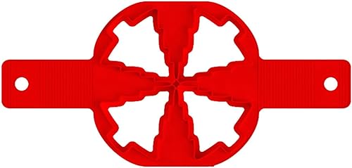 Miniatura 5 de Molde de silicona para panqueques  Molde de huevo de árbol de Navidad - Molde para magdalenas de 4 agujeros para hacer panqueques de huevo para