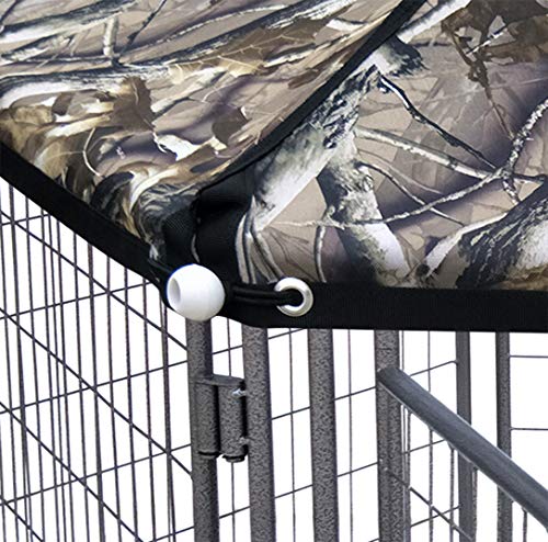 Neocraft My Pet Companion Outdoor Dog Kennel with Included Roof Weather Resistant Cover (5.5’), Waterproof Winter Welded Wire Pet House Shelter – Ideal for Any Dog Breed, Easy Assembly