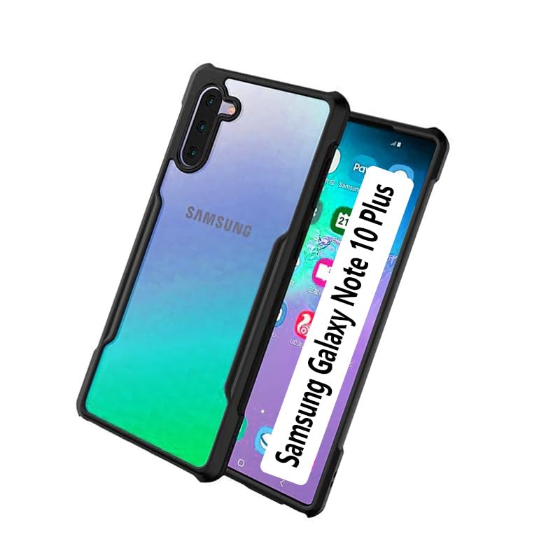 COBERTA Back Cover for Samsung Galaxy Note 10 Plus Back Cover Case - Black Transparent (B0CGJ9CPD2) Amazon Price History, Amazon Price Tracker