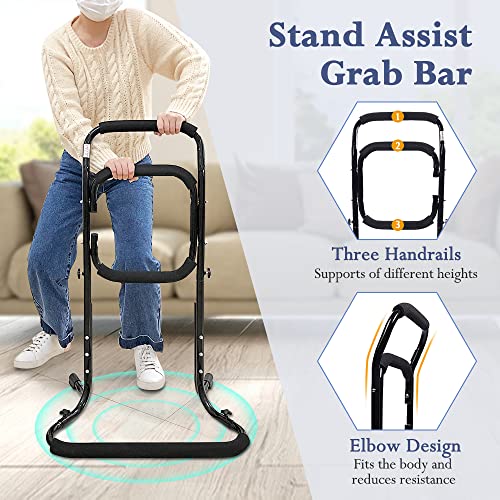 KAVIL Bed Rails for Elderly Stand Assist Bed Cane for Seniors Chair