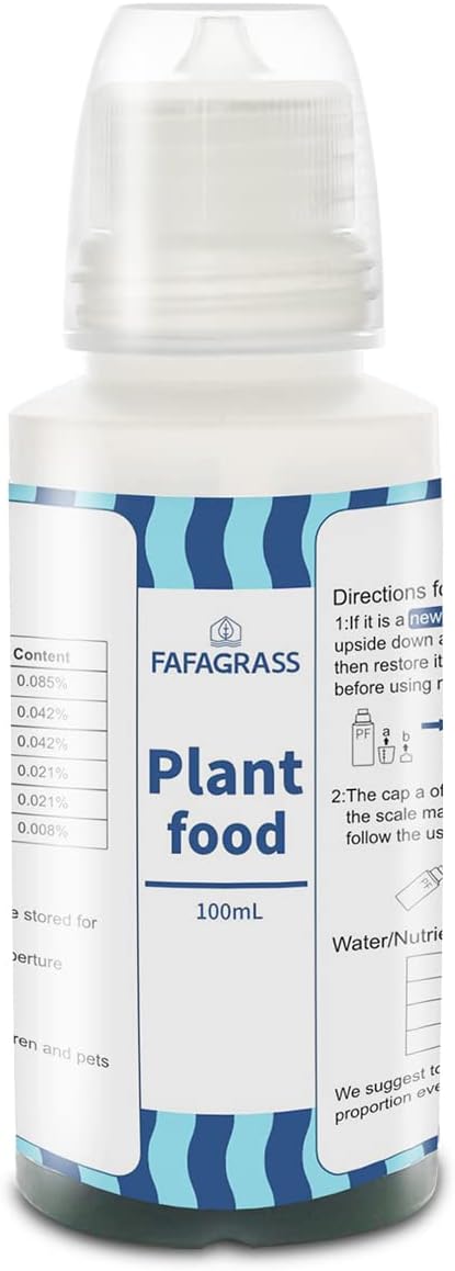 Hydroponic Nutrients for Hydroponic Growing System, FAFAGRASS One for All Liquid Fertilizer for Indoor Garden, Liquid Plant Food for Plants in Grow Sponges, Hydroponic Fertilizer (3.5oz)