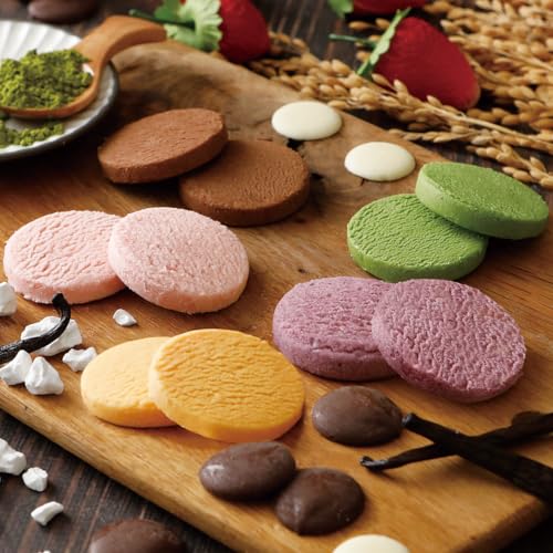 玉華堂 とろける生チョコクッキー5種10枚入(苺・抹茶・チョコ・ブルーベリー・みかん) 簡易ギフト箱 詰め合せ 常温 お歳暮「洋菓子 焼菓子 お菓子 スイーツ 人気 誕生日 プレゼント 贈り物 お祝 内祝 秋 プチギフト チョコレート」