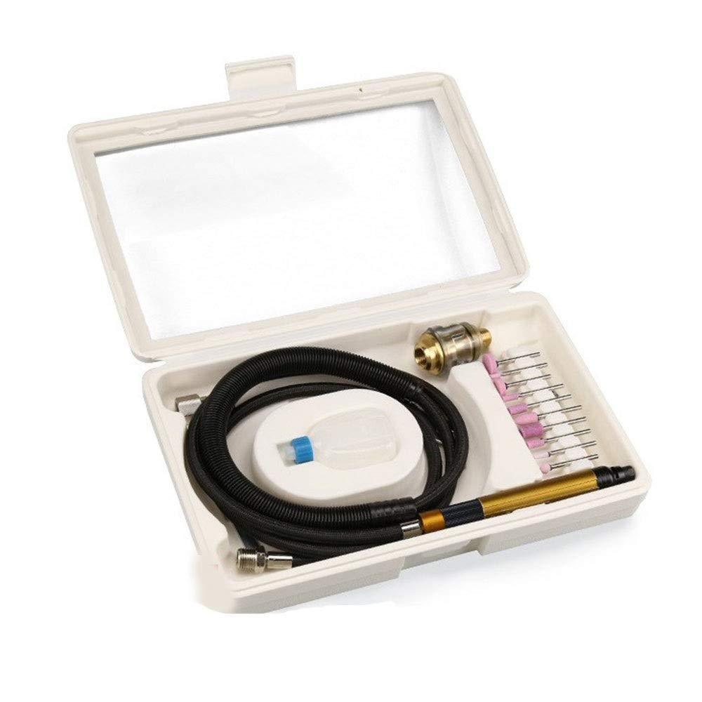 JF-XUAN Pneumatic Riveter Nut Portable Practica Pneumatic Pneumatic Grinder, Pressure Plate Type Safety Switch Industrial Grade Hand Tool Hand Tools Industrial