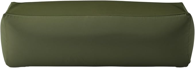 無印良品 体にフィットするソファ長方形用カバー カーキ 幅120×奥行38×高さ38cm ポリエステル平織 83435707