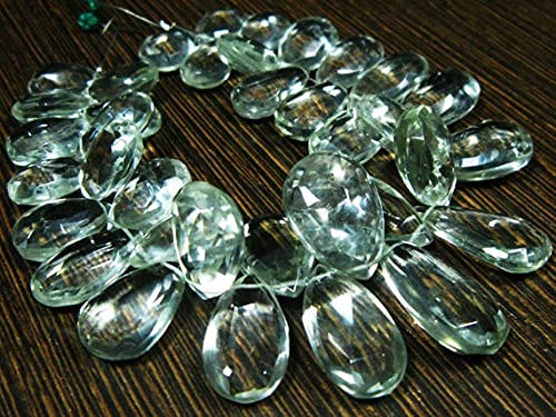 Améthyste verte poire briolette pour créer vos bijoux d'été