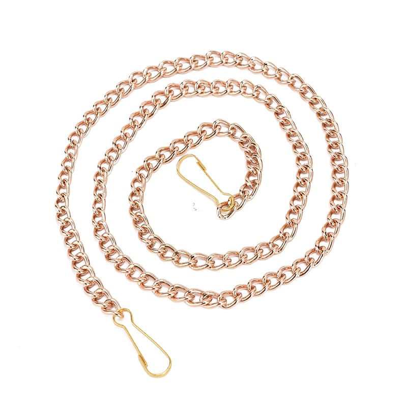Image of SANGLE SOPFFY Stained Glass Window Hanging Chain, 4PC 30 Inch Gold Metal Picture Hanging Chain Sunshine Catcher Stained Glass Window Panels Chains