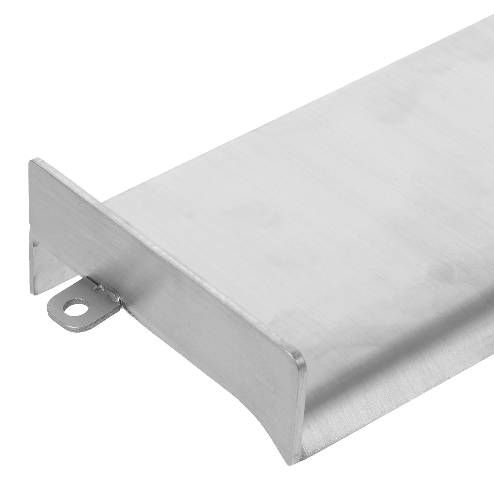 Scarico a Cascata per Fontana da Giardino 20X10X2,5 CM in Acciaio Resistente alle Intemperie, Canale di Scarico per Laghetto Fai da Te Effetto Cascata Decorativo per Patio e