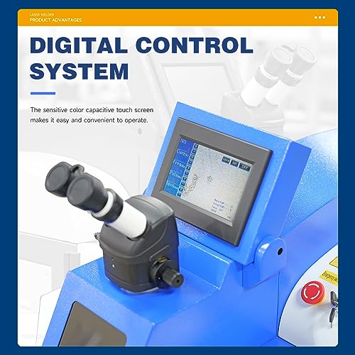 Image of Jewelry Laser Welder 200W (0.874mW) Laser Welding Machine for Jewelry with CCD 60J Laser Soldering Machine 220V /380V Spot Welding Machine Class 2 for Jewellery Repairs 24K Gold Silver