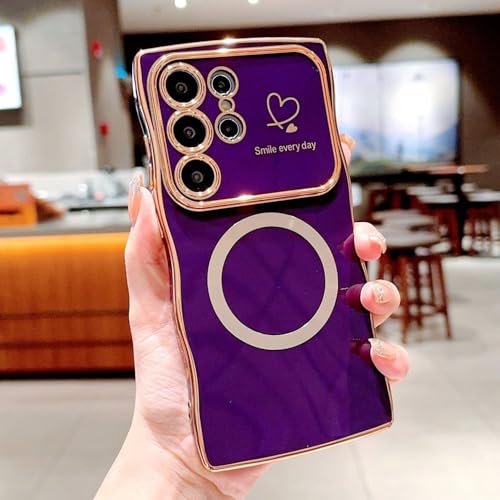 Coque souple violette Samsung S25 Ultra pour un style au quotidien