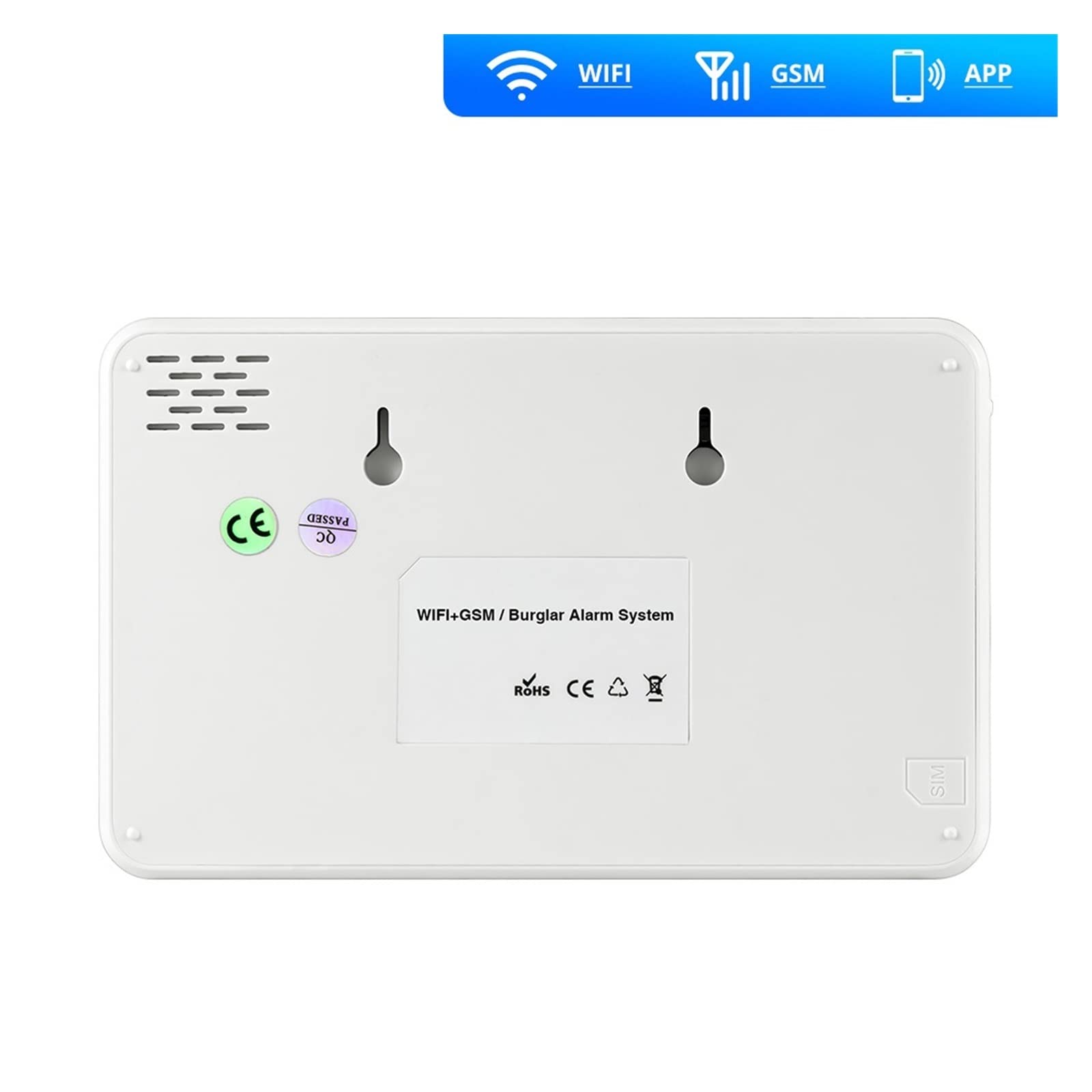 Système d'alarme, Tuya W181 sans Fil Maison Alarme APP contrôle LCD SMS système d'alarme antivol for de sécurité à Domicile