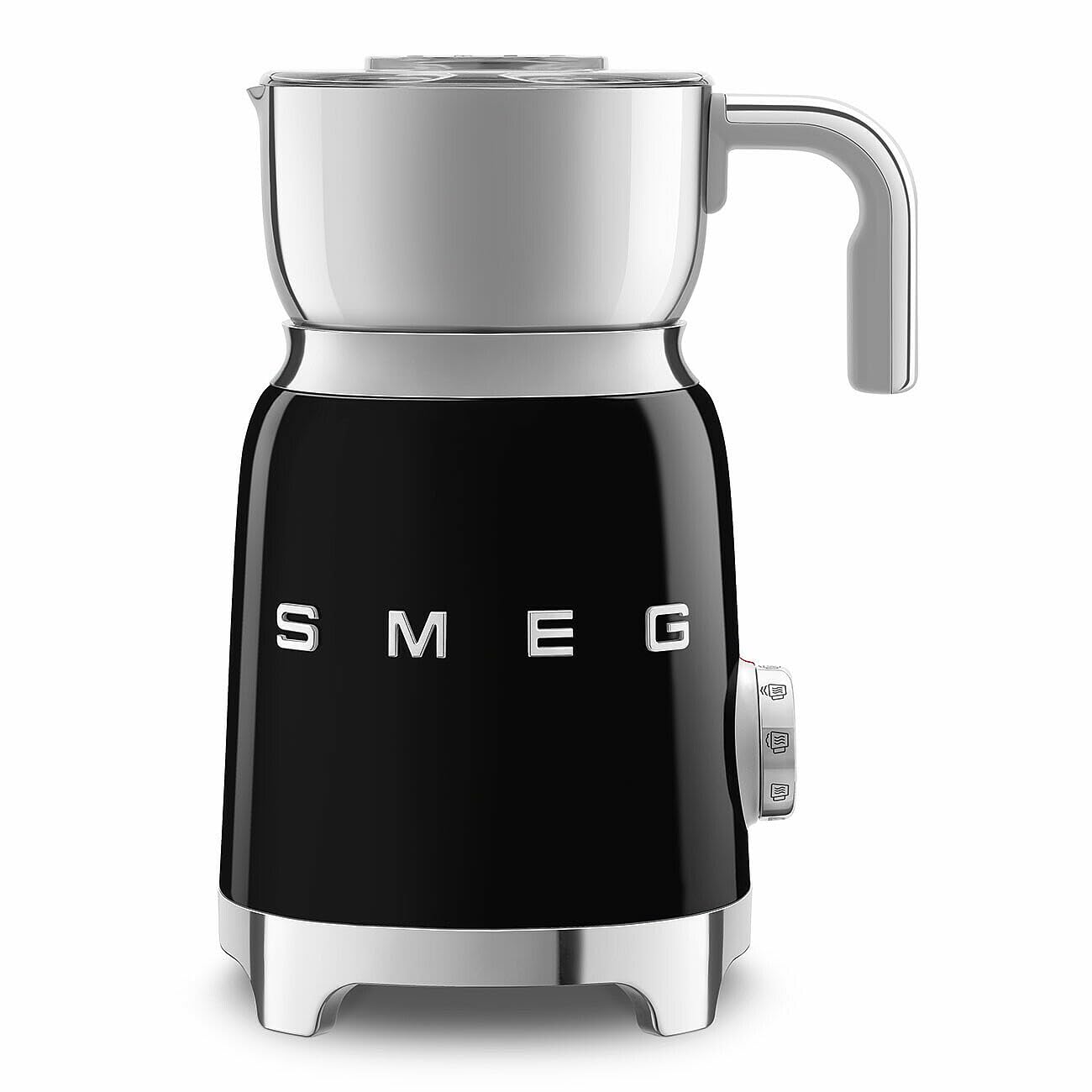SMEG MFF11BLEU, spieniacz do mleka 50'S Style, czarny