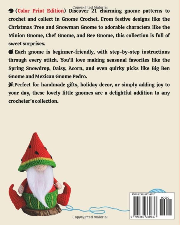 Gnome Crochet: 21 Lovely Little Gnomes to Crochet and Collect - Image 2