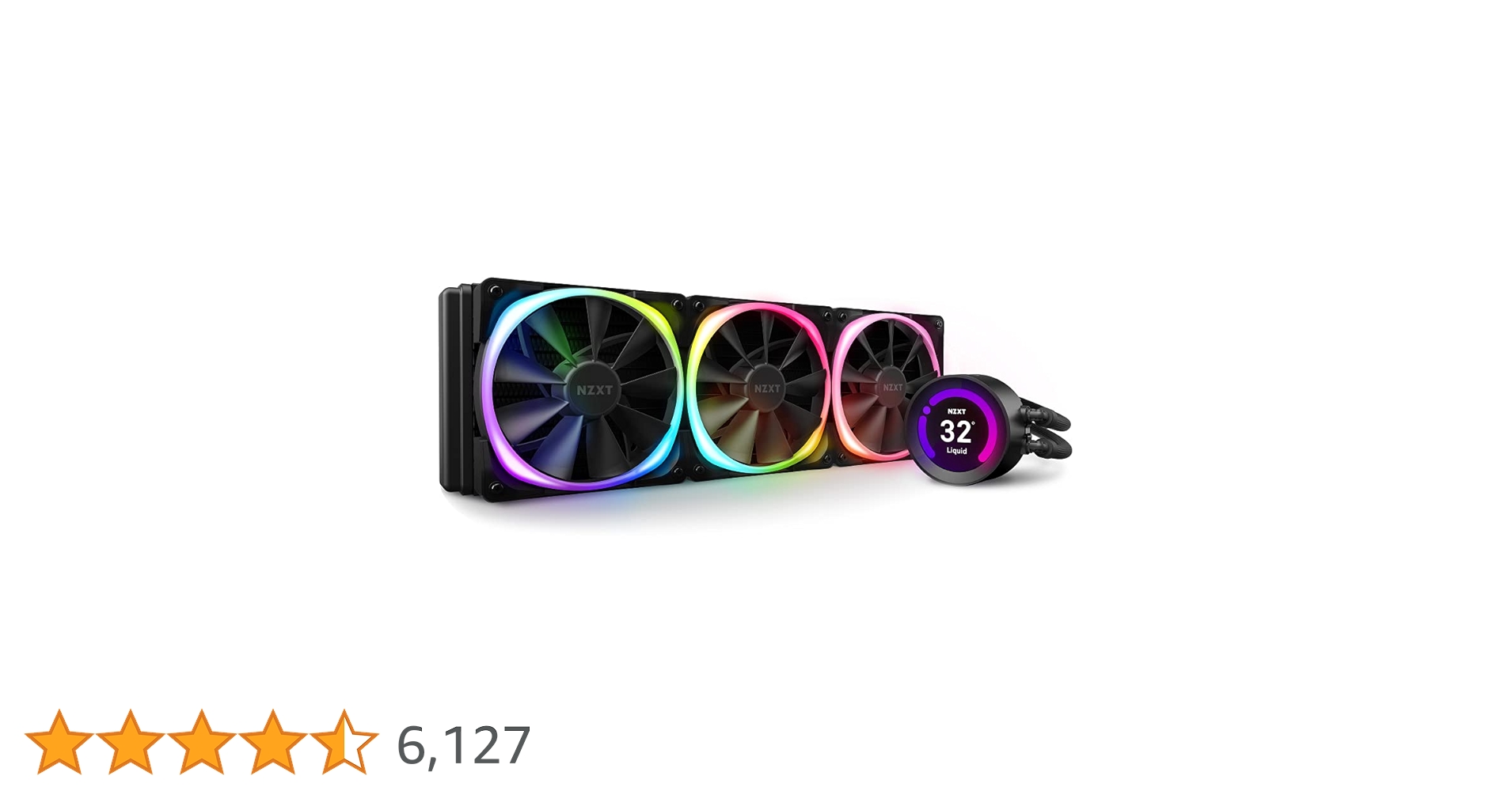 Amazon | NZXT KRAKEN Z73 簡易水冷CPUクーラー 液晶モニタ搭載 RGB