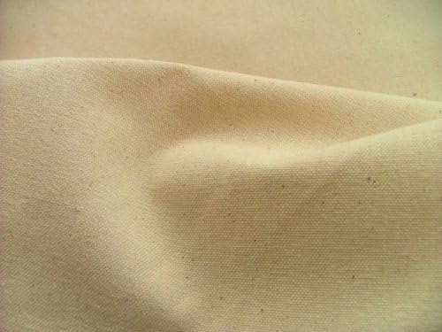 DCF Plain Natural Cream 100% Cotton Fabric 150cm Wide per metre