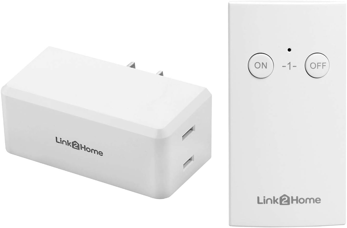 Buy Link2Home Wireless Remote Control Outlet Light Switch, 100 ft range