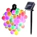LUCKLED Globe Solar Powered String Lights, 21ft 50 LED Christmas Lights Decorative Lighting for Outdoor, Home, Garden, Patio, Lawn, Party and Holiday Decorations(Multi-Color)