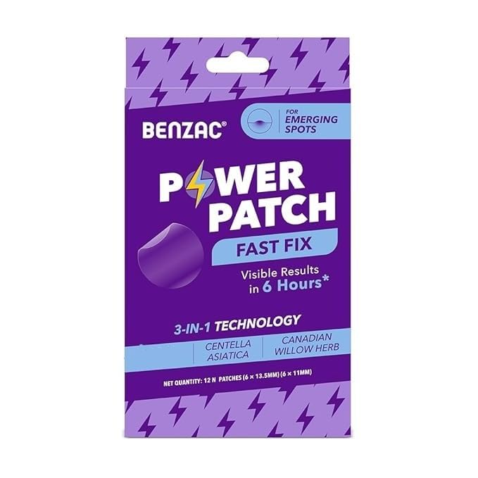 Benzac 3-in-1 Power Patch for Emerging Spots — Flash AI Score 94/100
