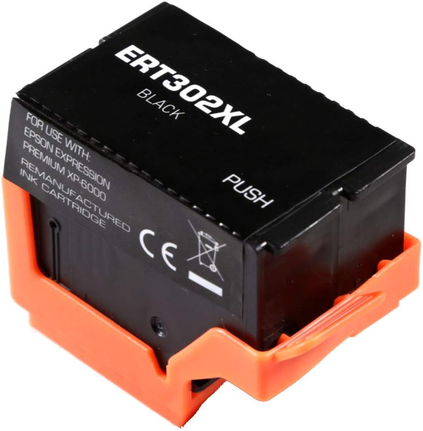 Remanufactured Ink Cartridge Replacement 5 Pack for Epson 302 302XL for Expression Premium XP-6000 XP-6100