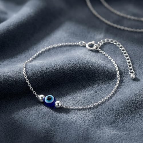 Image of Parnika Pure 925 Sterling Silver Anklet for Women | Adjustable Silver Anklet | Single Piece | Hallmarked Real Silver Jewellery