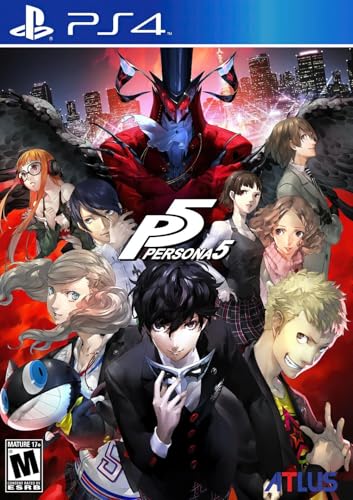 Persona 5 Ps4 Poster Retro Video Game Vintage Classic Wall Art Home Decor Print A4