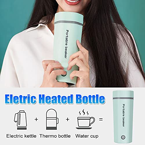 Taza eléctrica de viaje 350ML con calentamiento rápido miniatura 2