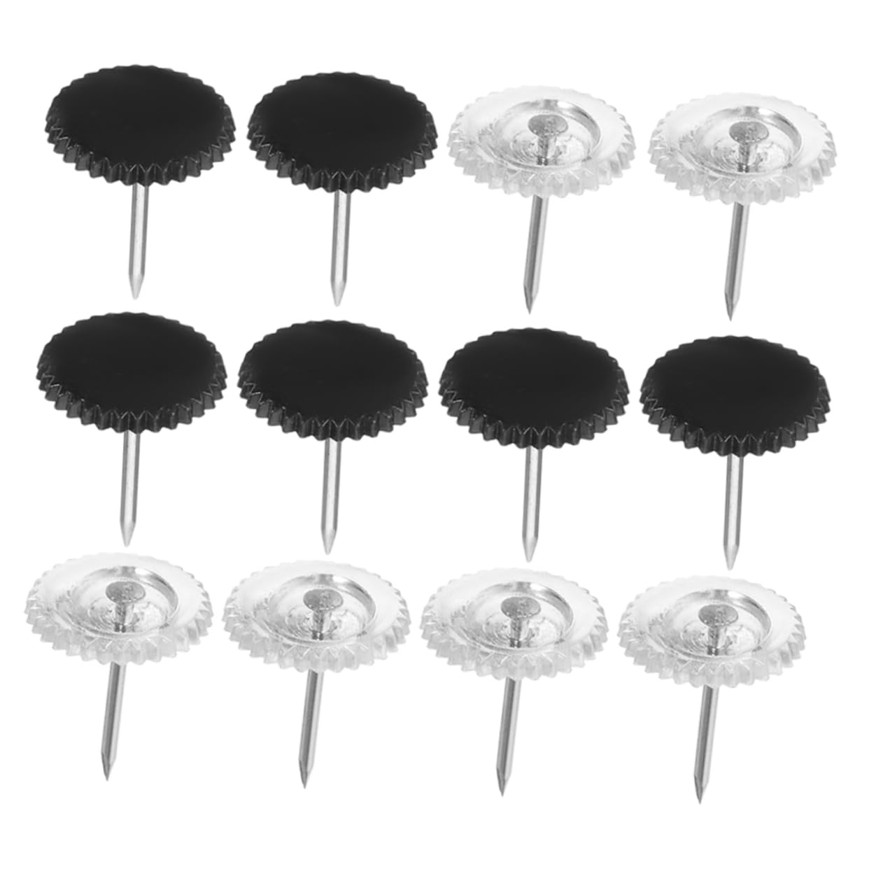 ARTIBETTER 5 Sätze Transparente Pinnwand Reißnägel Dekorative Pushpins Für Korkplatten Und DIY Projekte Für Zuhause Und Büro Einfach Zu Verwenden Und Stilvolles Design 200 Stück * 5