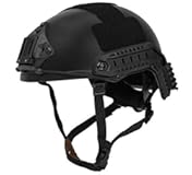ImpaX Extreme Plus Bump Helmet – Non-Ballistic MICH&sol;ACH Style – CE Rated Impact Protection – ARC Rails NVG Mount – Worm Dial Fit – Includes Accessory Bundle