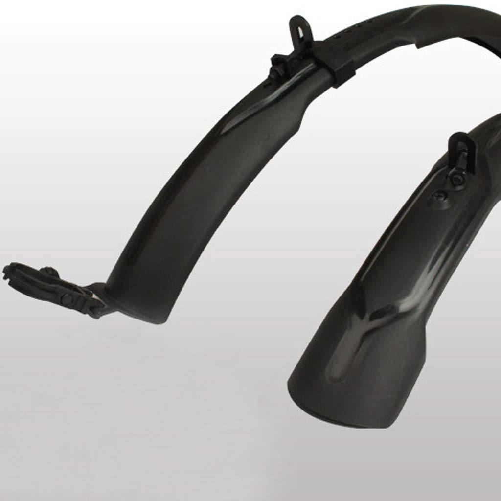 Garde-Boue de vélo, Garde-Boue de vélo électrique, Garde-Boue de Roue Avant/arrière en Fibre de Carbone pour vélo de Montagne, vélo de Route, vélo à pignon Fixe, Accessoires VTT (Noir)