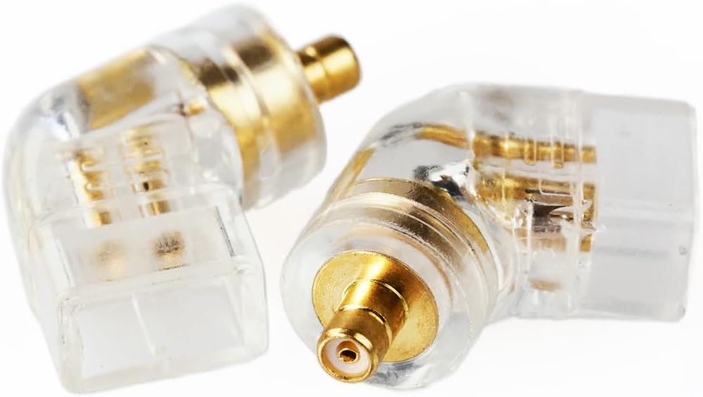 IPX T2 to IEM 2Pin 0.78mm Adapter for UE, Westone, Etymotic, 64 Audio, IEM Bluetooth Adapter, T2 Male to MMCX / 0.78mm 2Pin Female (T2 to 2 Pin Concave)