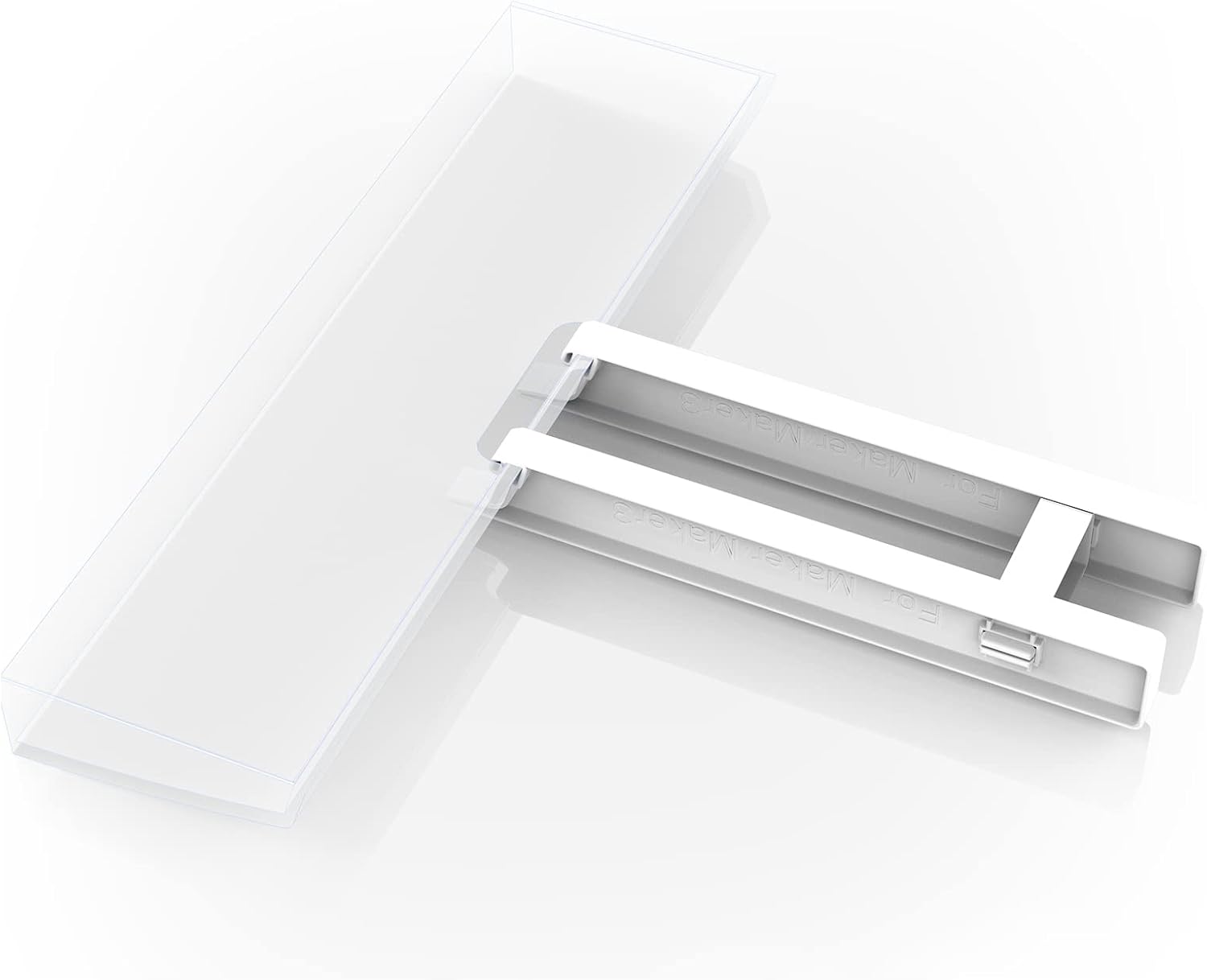Extension Tray for Cricut Maker4 / Maker3 / Maker,Extender Tray Compatible with Cricut Mat,Cutting Mat Extender Support For Maker4 / Maker3 / Maker Series (Not Compatible with Air Series) (White)