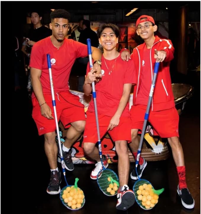 Miniatura 6 de Recogedor de pelota de tenis de mesa superior de ping pong, colector de bolas múltiple retráctil con mango ajustable, fabricado en los Estados Unidos