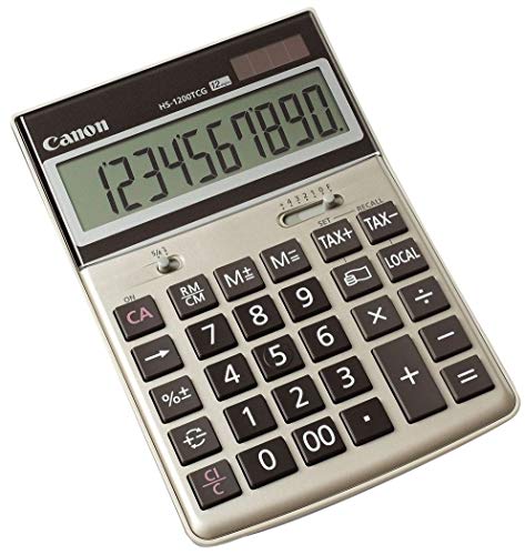 Calculadora sobremesa Canon HS-1200TCG Oro Gris