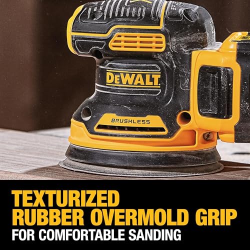 DEWALT 20V MAX Random Orbital Sander Kit (DCW210P1) | Variable-speed control, brushless motor, dust collection - image 5