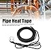 LiebeWH 5 Meter Pipe Heating Cable Heating Tape Water Pipe Freeze Protection Self Regulating with Plug for Winter (US Plug 110V), LiebeWHyhb93xgtcf-11