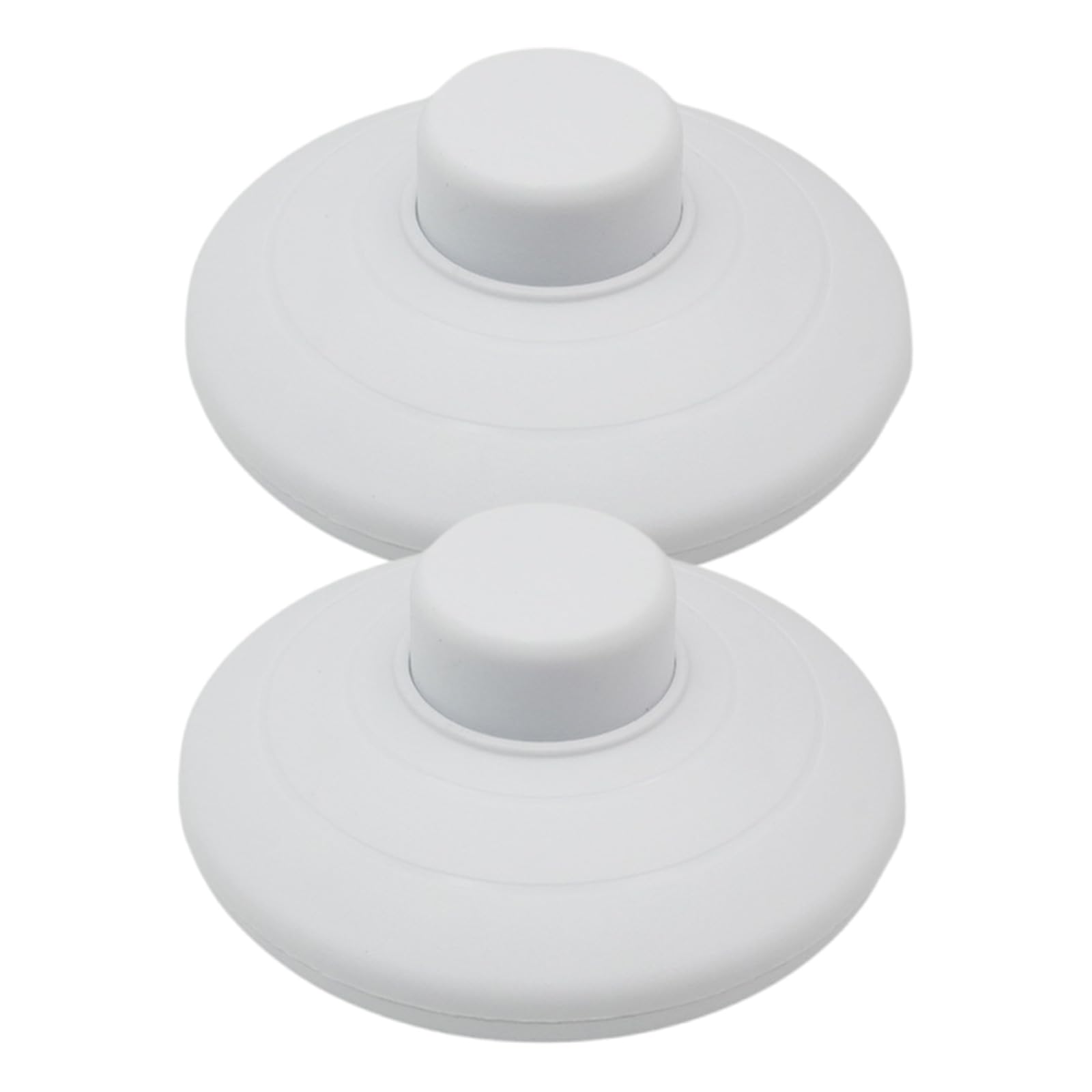 WEISUYUUS 2pieces Round Foot Reset Button Online Switches Step on Button Control Floor Footswitch Foot Pedal Push Switches Enduring