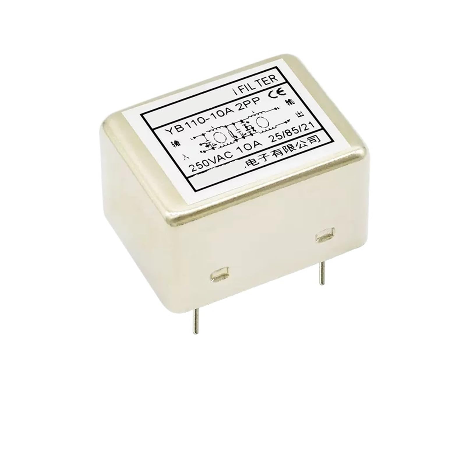 Filtro de potencia contra interferencias YB110-10A para proteger placas de 220V