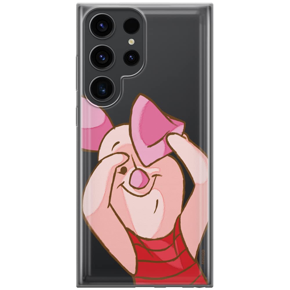 ERT GROUP mobile phone case for Samsung S23 ULTRA original and officially Licensed Disney pattern Winnie the Pooh & Friends 034 adapted to the shape of the mobile phone, partially transparent