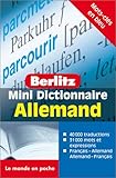  Berlitz Mini Dictionnaire Allemand