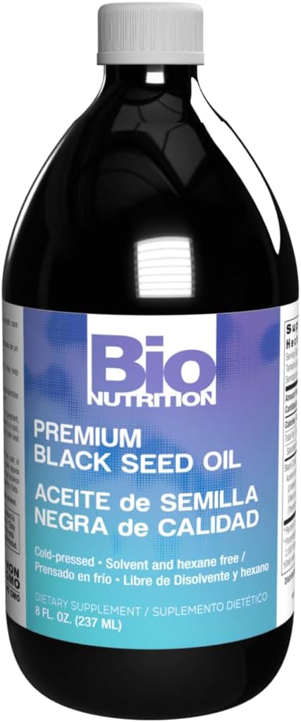 Bio Nutrition premium black seed oil, 8 oz