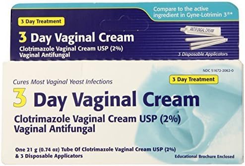 Clotrimazole 3 -Day Vaginal Cream - 0.74 Oz