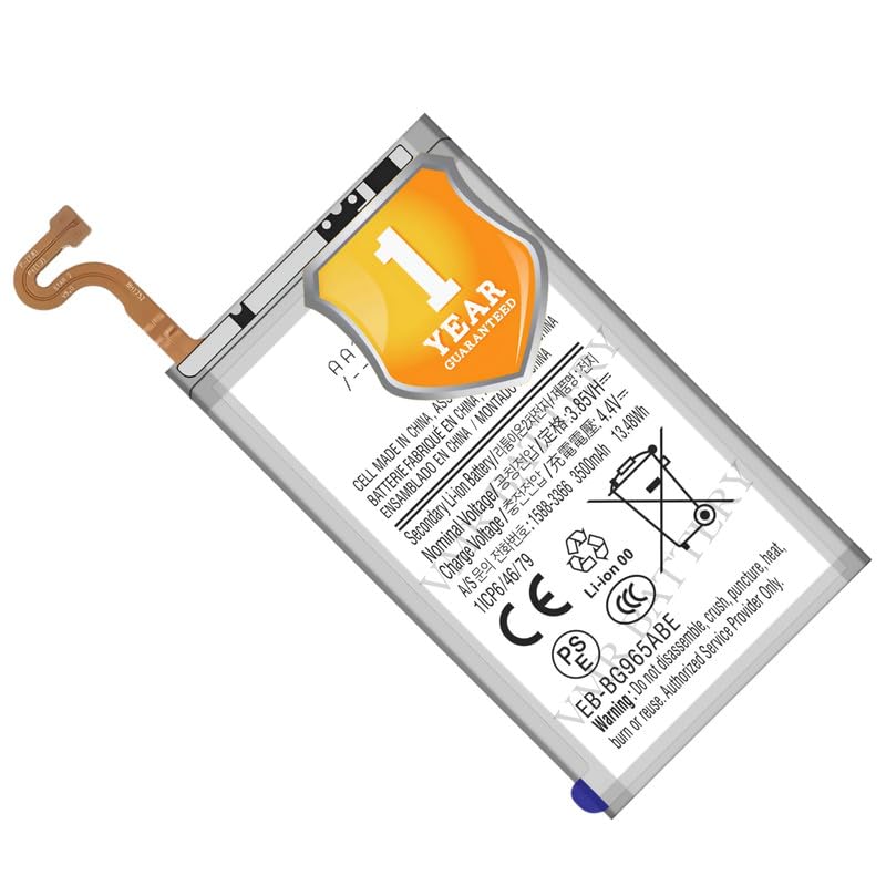 Image of Original EB-BG965ABE Battery Compatible for Samsung Galaxy S9 Plus (S9+) (SM-G9650, SM-G965F, SM-G965F /DS) - (3500mAh) - 1 Year Warranty K7